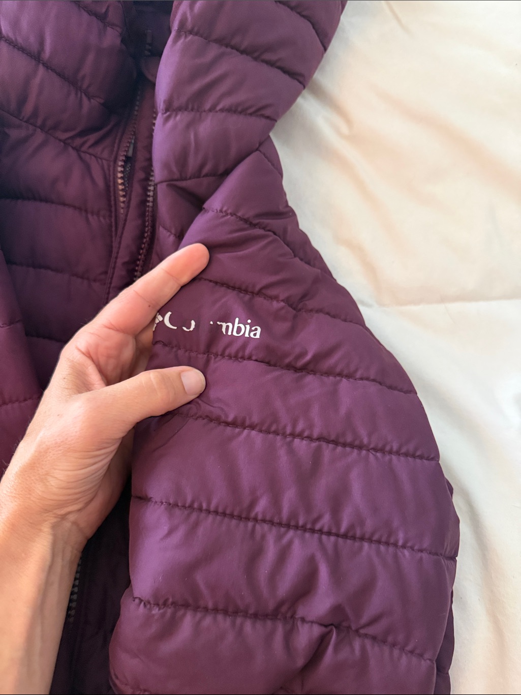 Columbia Women's Long Quilted Puffer Jacket In Plum — image 3 of 5